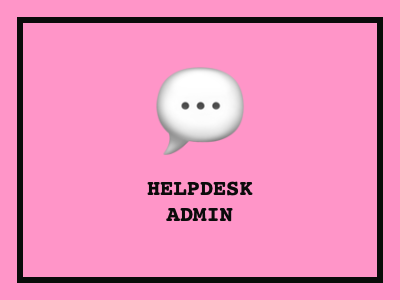 HelpDesk admin portal
